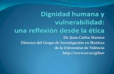 Dignidad humana y vulnerabilidad: una reflexión desde la ética