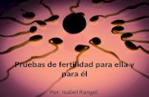 Isabel Rangel: Pruebas de fertilidad para ella y para él