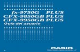 fx-9750G PLUS CFX-9850GB PLUS CFX-9950GB PLUS