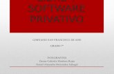 Software libre y software privativo