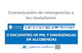 Comunicación de emergencias a los ciudadanos   copia