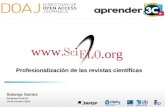 #Aprender3C - Profesionalización de las revistas Científicas