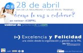 Webinar Prevencionar "Excelencia y Felicidad" 28abril2016