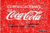 Certificaciones de coca- cola