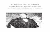El Derecho civil en la época independiente. Formación de las ...