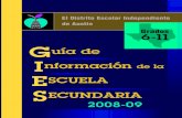 SECUNDARIA Guía de Información de la ESCUELA