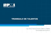 PMI - Presentación del triángulo de talentos  - Seminário de Gestión de Proyectos en Alto Paraná