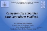 Competencias Laborales para Contadores Públicos.