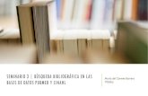 Seminario 3 | Bsqueda bibliogrfica en PubMed y CINAHL