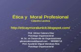 Clase n° 1 marco general de ética y moral