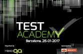 BDD - Test Academy Barcelona 2017