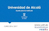 Dudas automatricula - Universidad de Alcalá