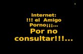 INTERNET: !!! EL AMIGO PORNO¡¡¡  POR  NO  CONSULTAR !!!...