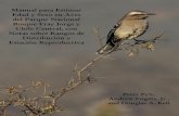 Manual para Estimar Edad y Sexo en Aves del Parque Nacional ...