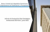 Informe de Evaluación Plan Estratégico 2014-2017 (Junio 2014)