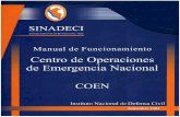 Centro de operaciones de Emergencia Nacional - COEN 0 .