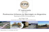 Pavimentos urbanos de hormigón en Argentina | Calo