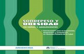 Sobrepeso y obesidad en niños y adolescentes.