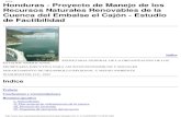 Honduras - Proyecto de Manejo de los Recursos Naturales ...
