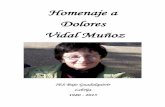 Homenaje a Dolores Vidal Muñoz