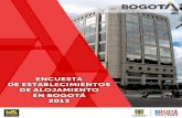 Encuesta de Establecimientos de Alojamiento en Bogotá 2013