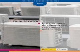 Guía técnica instalaciones de climatización con equipos autónomos.