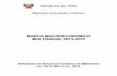 Marco Macroeconómico Multianual 2013-2015 (mayo 2012)
