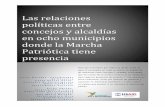 Las relaciones políticas entre concejos y alcaldías en ocho ...