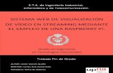 Sistema web de visualización de video en streaming
