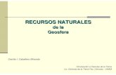 Recursos naturales de la geosfera