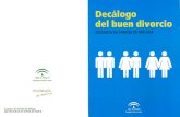 Decálogo del buen divorcio. Juzgados Familia Málaga