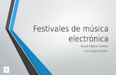 Festivales de música electrónica