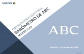 Barómetro de GAD3 para ABC  13-14 de marzo