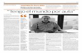 Tengo el mundo por aula.Entrevista a José María Toro.Viva la Vega nº 22.14-31.8.2015