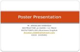 Poster presentation by Arsalan Muhammad Siddiqui
