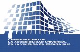 Observatorio de la Accesibilidad Universal en la Vivienda en España