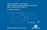 Informe anual del Sistema Nacional de Salud 2007 Canarias