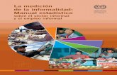 Manual estadístico sobre el sector informal y el empleo informal
