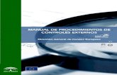 Manual de procedimientos de controles externos de la Dirección ...