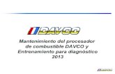 Mantenimiento del procesador de combustible DAVCO y ...