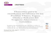 Elementos para la enseñanza del Idioma en los Pueblos Tikuna ...