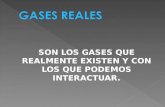 Gases Ideales vs. Gases Reales