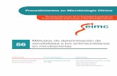 Métodos de determinación de sensibilidad a los antimicrobianos en ...