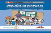Gestión del riesgo en Instituciones Educativas. Guía para docentes ...