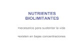 NUTRIENTES BIOLIMITANTES