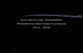 SAN FELIPE DEL PROGRESO Plataforma Electoral Municipal 2016 ...
