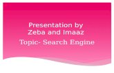 Presentation by Imaaz