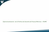 Operacionalización de la Política de Garantía de Precios Mínimos (Portugués)