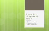 Screening fitoquimico farmacognosia
