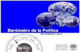 "Barómetro de la Política" Diciembre 2016